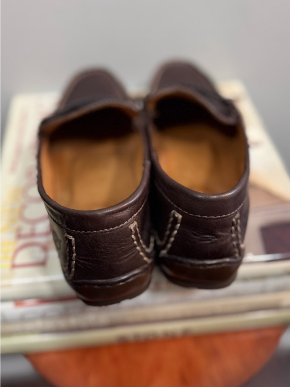 Timberland Dark Brown Leather Penny Loafers - Picture 10 of 16